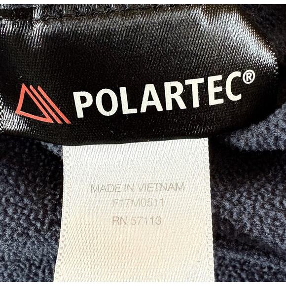 Eastern Mountain Sports EMS Women’s Sz Medium Gray-Blue Fleece Polartec 1/4 Zip - Picture 12 of 13